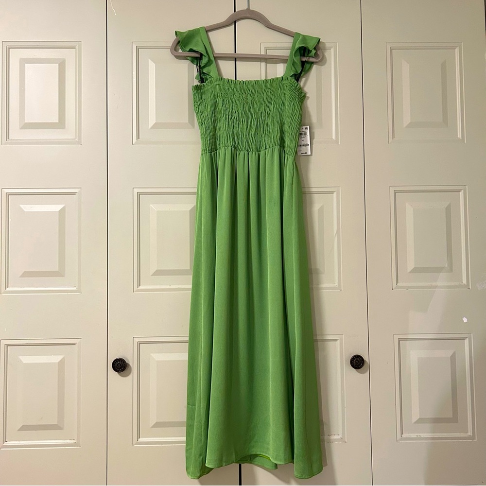 INC Smocked Ruffle Dress - Picture 2 of 8